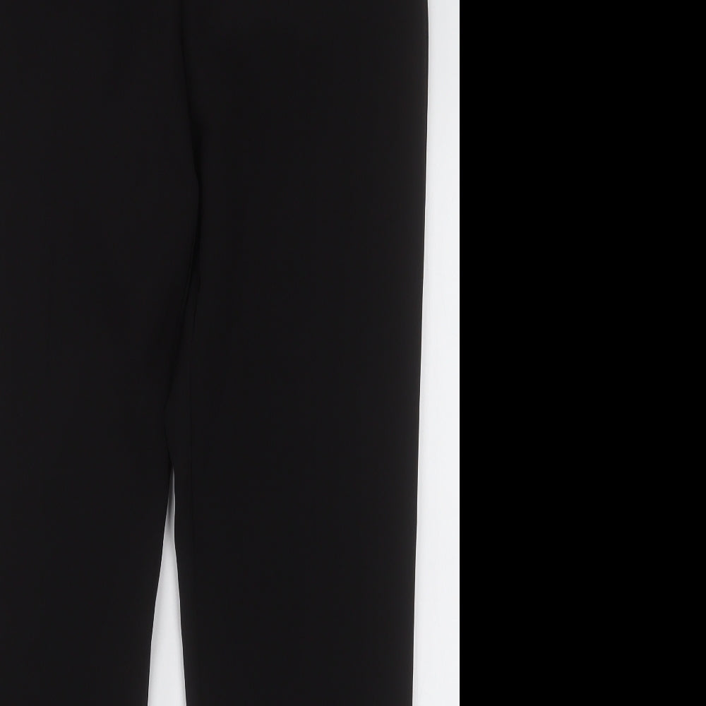 Womens UK Size 12 M&Co Regular Fit  Black Trousers