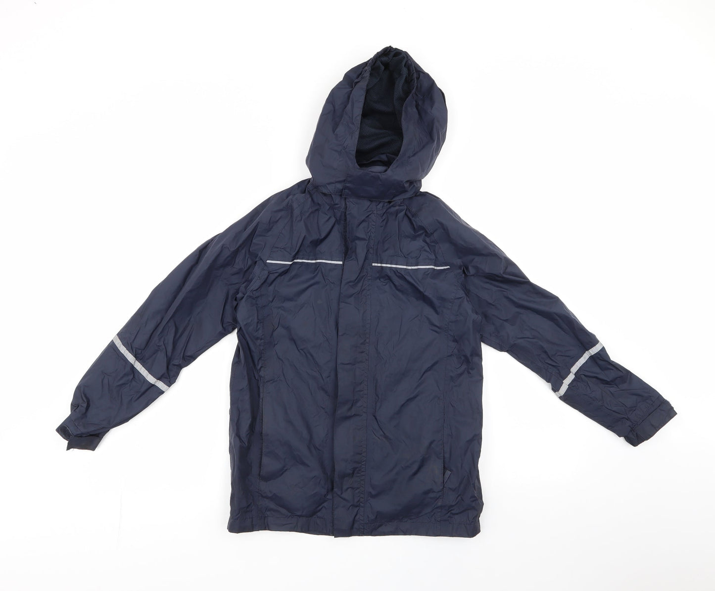 Civit Boys Black   Anorak Jacket Size 9-10 Years  Zip