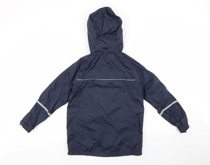 Civit Boys Black   Anorak Jacket Size 9-10 Years  Zip