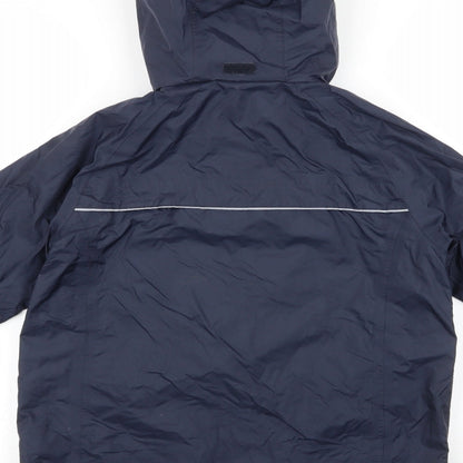 Civit Boys Black   Anorak Jacket Size 9-10 Years  Zip