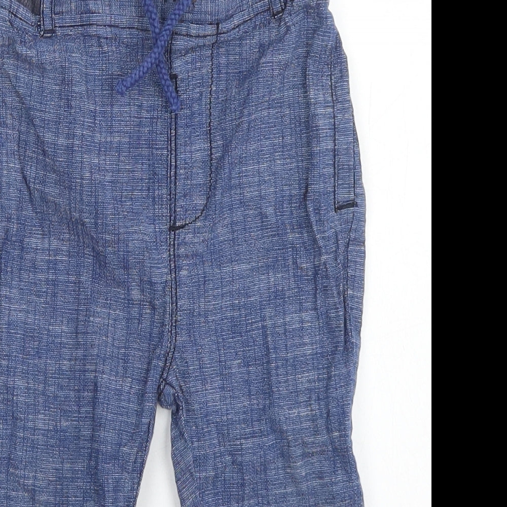 George Boys Blue  Cotton Jogger Jeans Size 12-18 Months  Drawstring