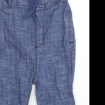 George Boys Blue  Cotton Jogger Jeans Size 12-18 Months  Drawstring