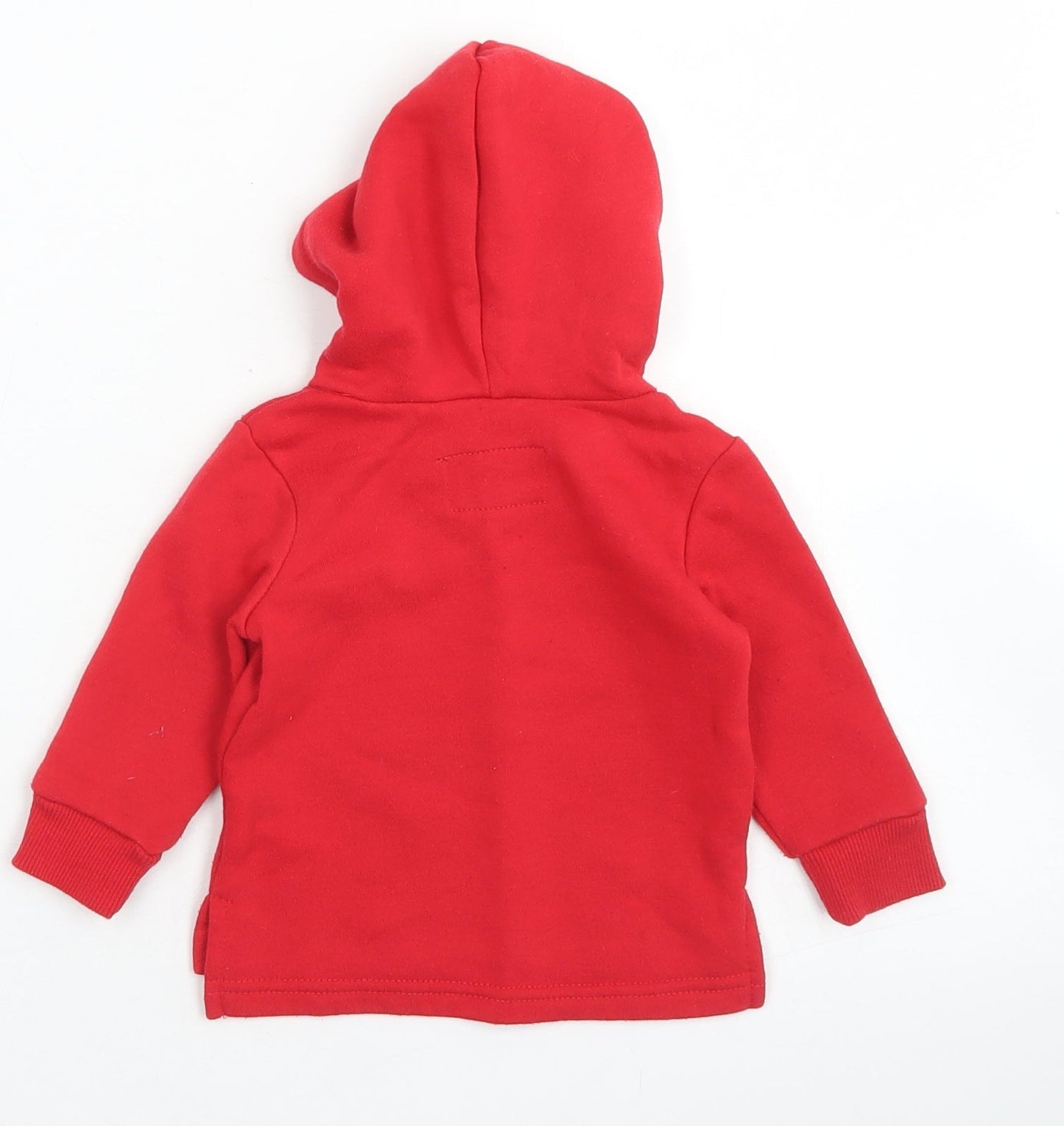 Mini Rebel Boys Red   Jacket  Size 3-6 Months    - Hoodie