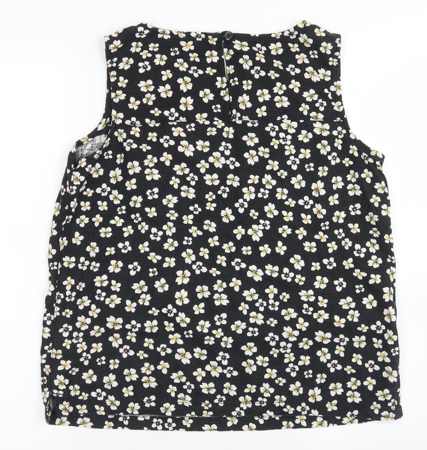 Womens UK Size 10 Next Black Basic Blouse