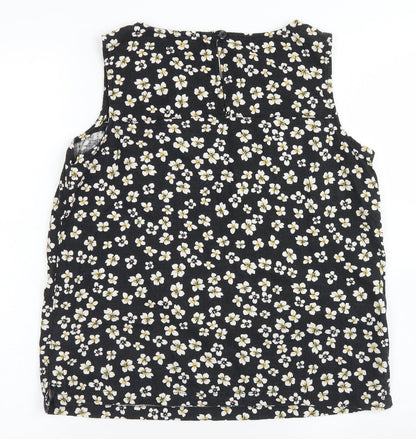 Womens UK Size 10 Next Black Basic Blouse