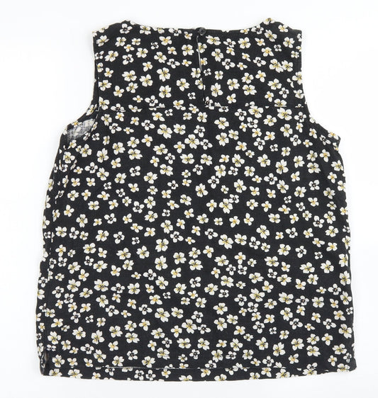 Womens UK Size 10 Next Black Basic Blouse