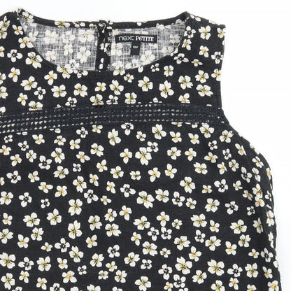 Womens UK Size 10 Next Black Basic Blouse