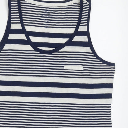 Womens UK Size 14 F&F Blue Basic Tank