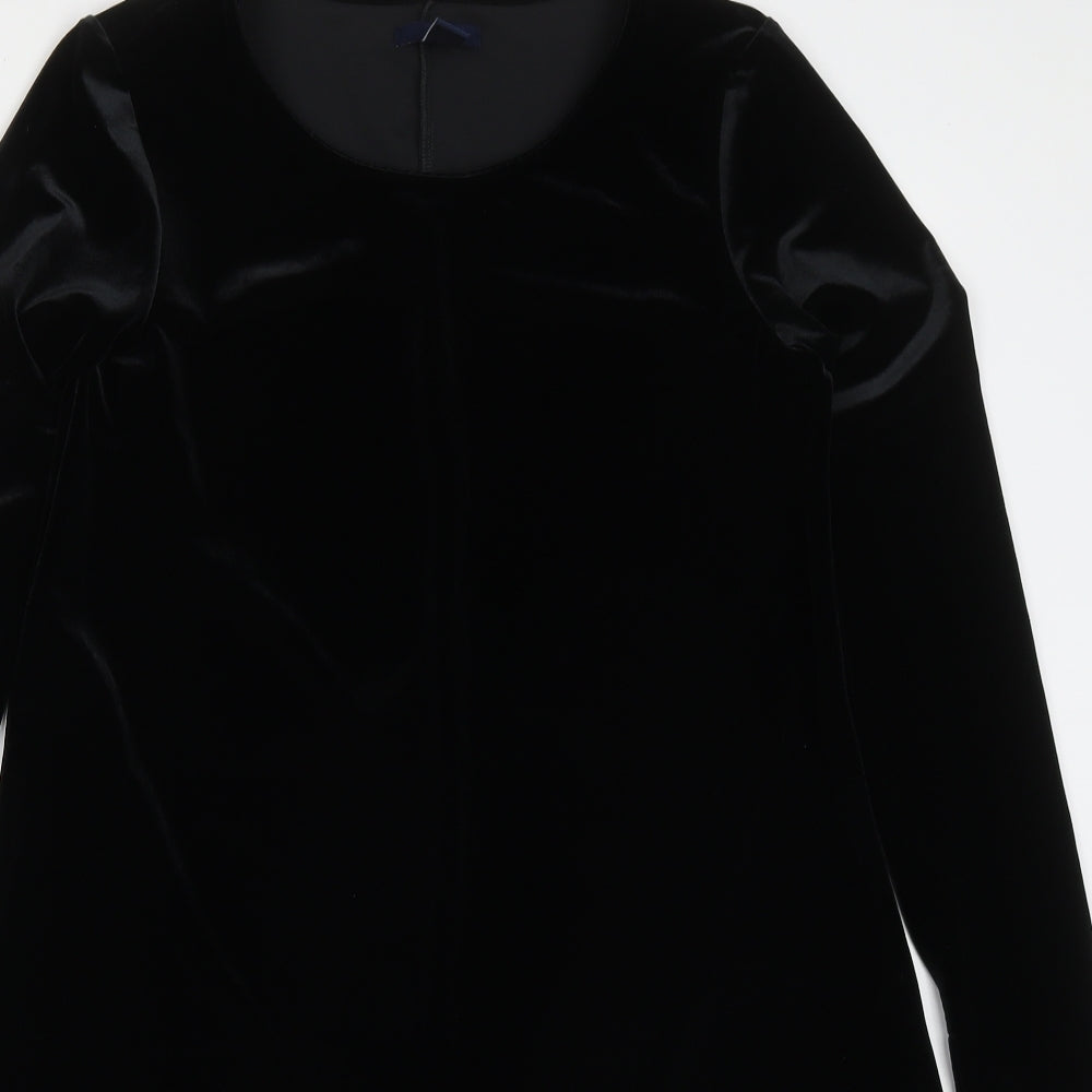 Gap Womens Black  Polyester A-Line  Size M  Round Neck Pullover