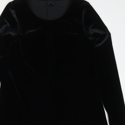 Gap Womens Black  Polyester A-Line  Size M  Round Neck Pullover