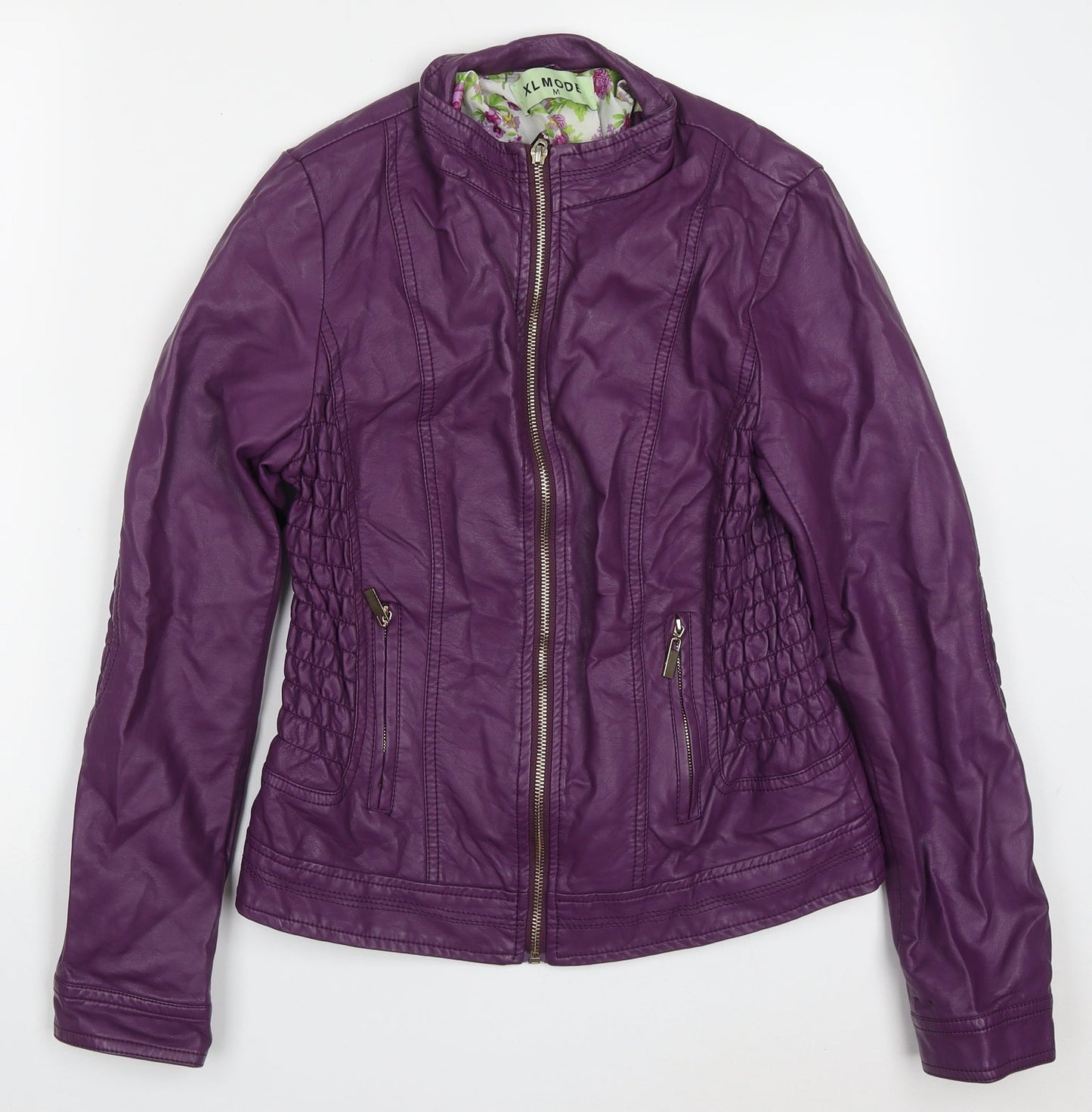 XL Mode Womens Purple   Jacket  Size M  Zip