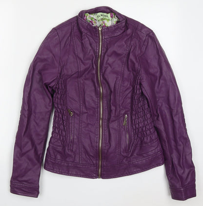 XL Mode Womens Purple   Jacket  Size M  Zip