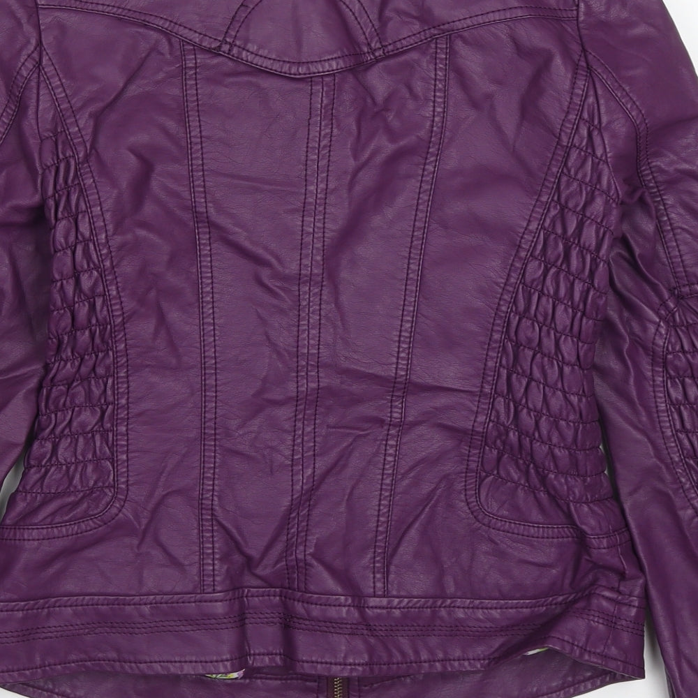 XL Mode Womens Purple   Jacket  Size M  Zip