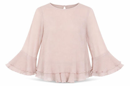Womens UK Size 6 H&M Pink Basic Blouse