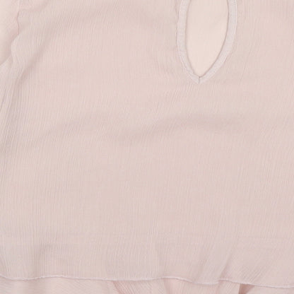 Womens UK Size 6 H&M Pink Basic Blouse