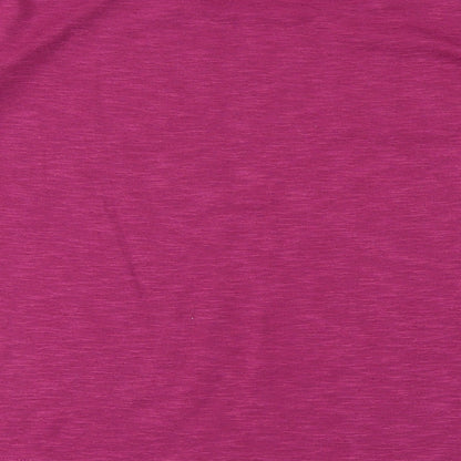 Womens UK Size 10 RJR.John Rocha Purple Basic T-Shirt