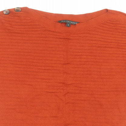 Womens UK Size 12 Bonmarché Orange Pullover Jumper
