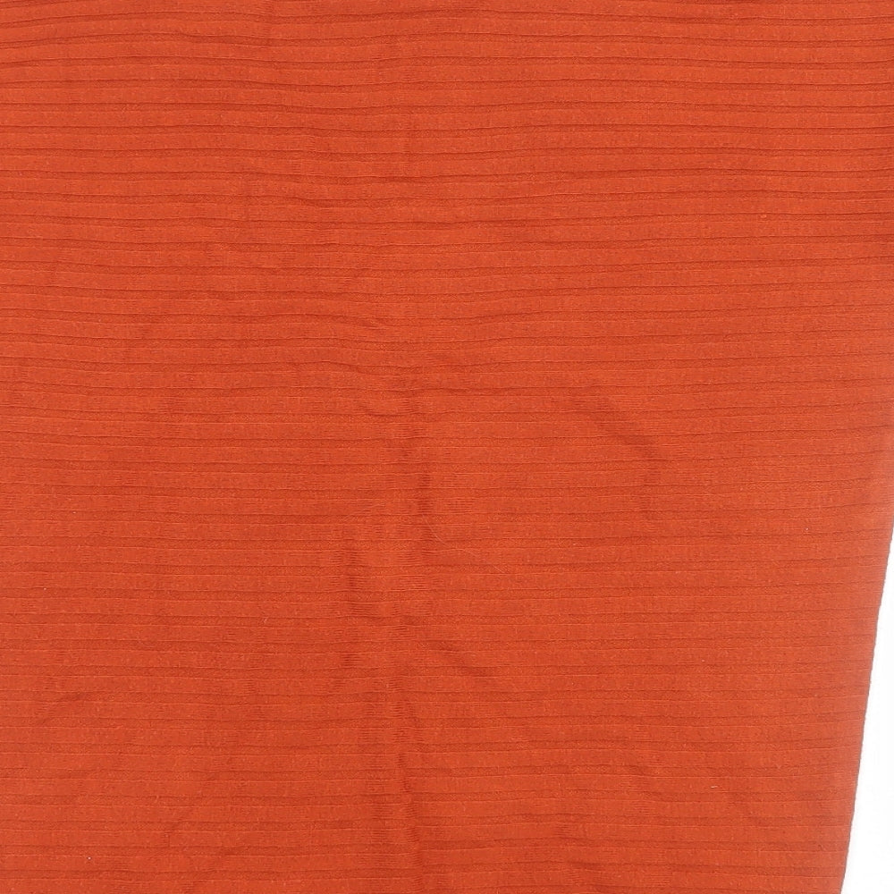 Womens UK Size 12 Bonmarché Orange Pullover Jumper