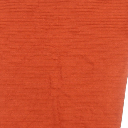 Womens UK Size 12 Bonmarché Orange Pullover Jumper