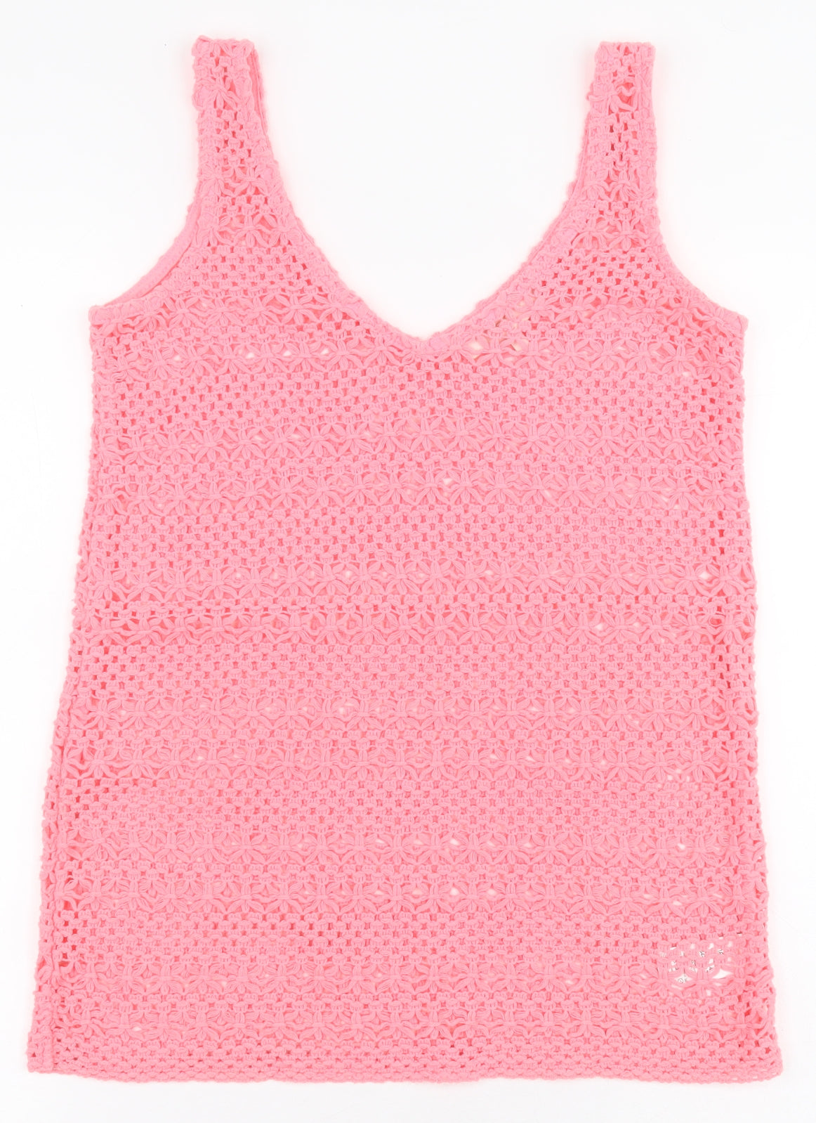 Womens UK Size 6 NEXT Pink Basic Tank
