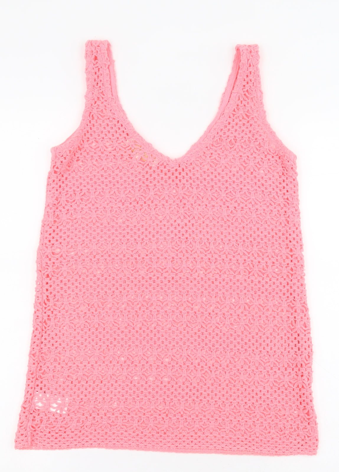 Womens UK Size 6 NEXT Pink Basic Tank