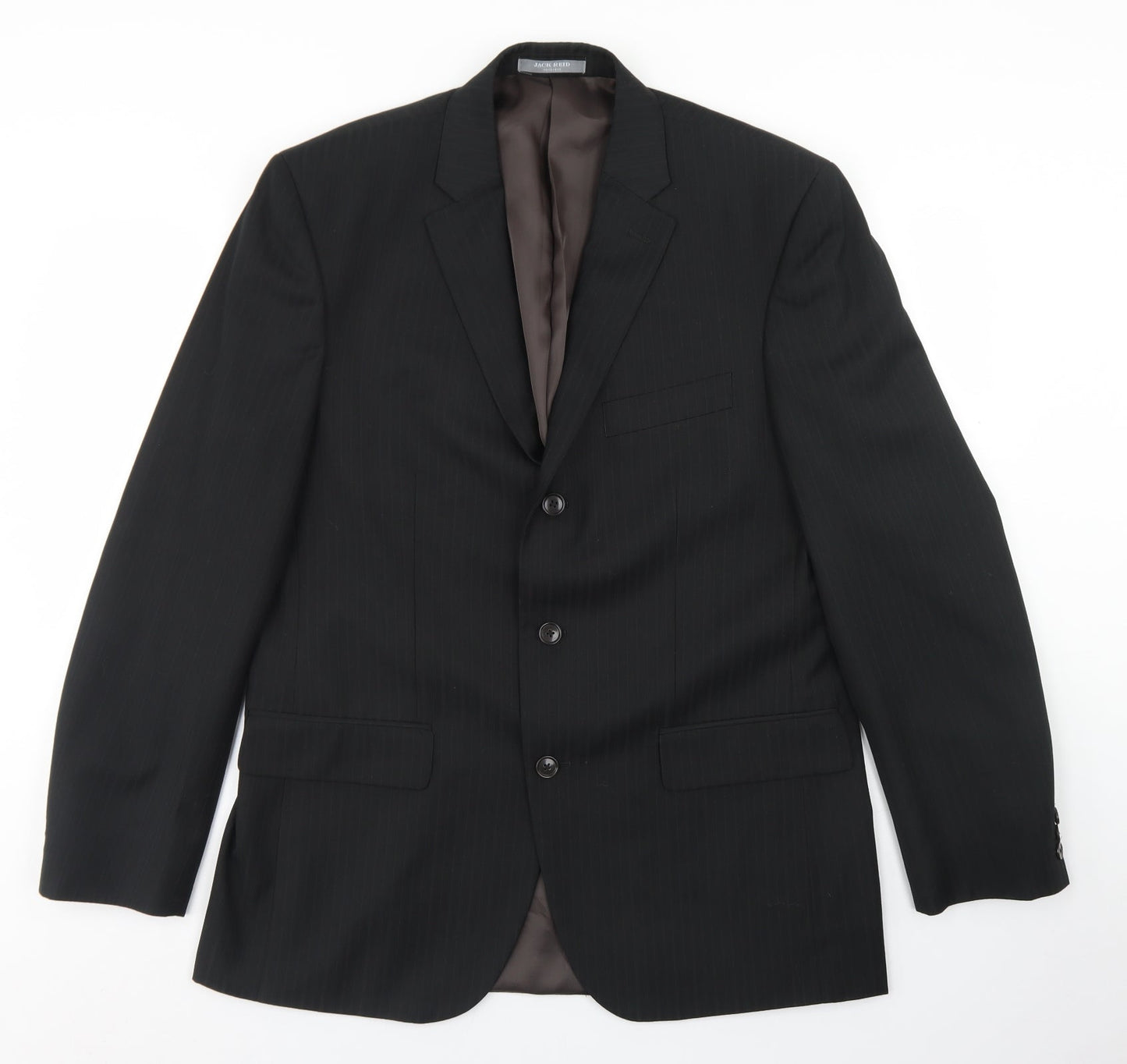Mens UK Size 42 Jack Reid Regular Black Suit Jacket