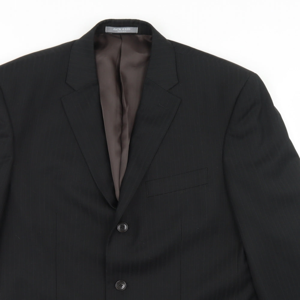Mens UK Size 42 Jack Reid Regular Black Suit Jacket