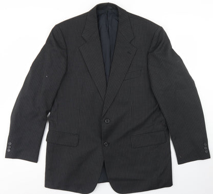 Mens UK Size 42 Wellington Regular Black Suit Jacket