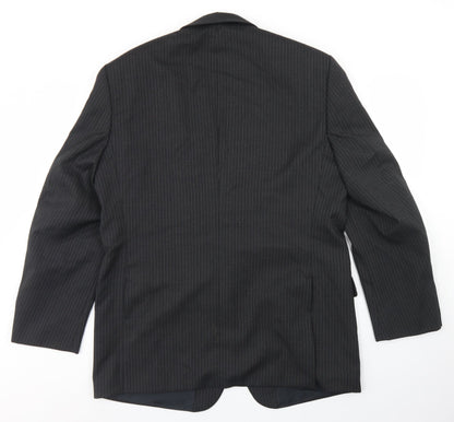 Mens UK Size 42 Wellington Regular Black Suit Jacket