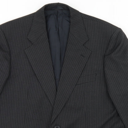 Mens UK Size 42 Wellington Regular Black Suit Jacket