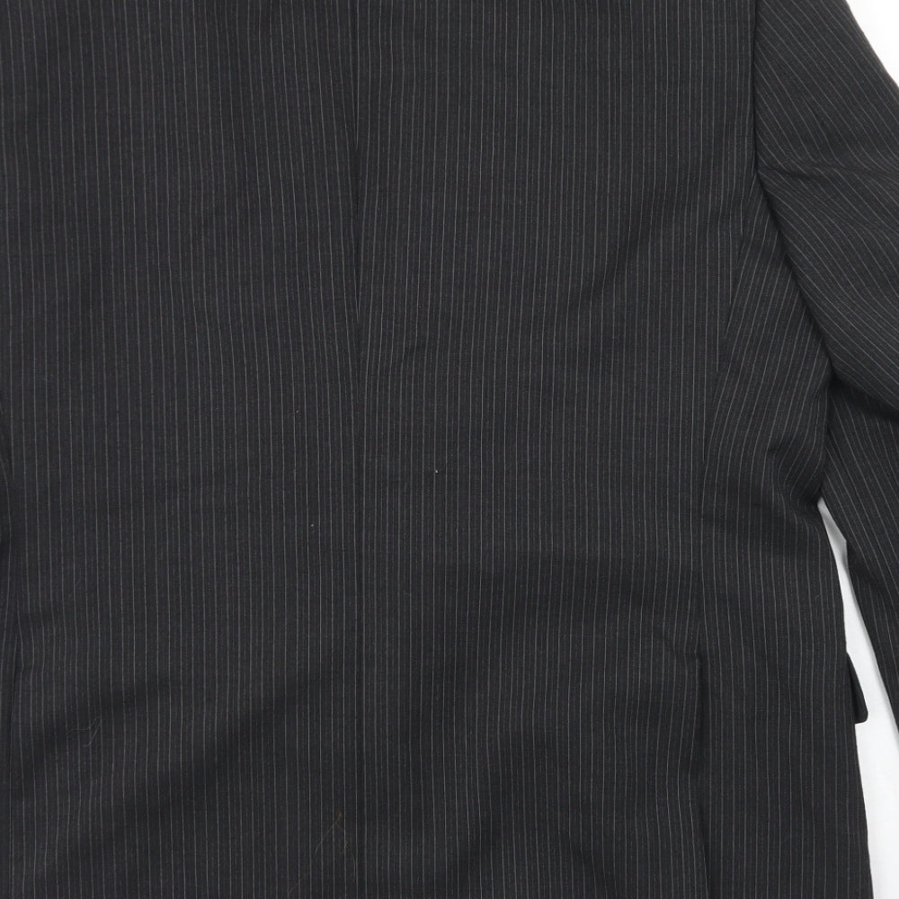Mens UK Size 42 Wellington Regular Black Suit Jacket
