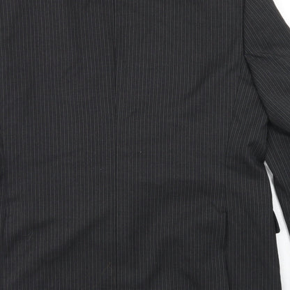 Mens UK Size 42 Wellington Regular Black Suit Jacket