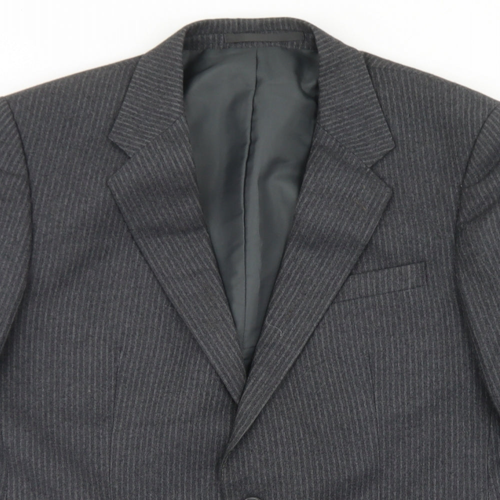 Mens UK Size 38 Wellington Regular Grey Suit Jacket