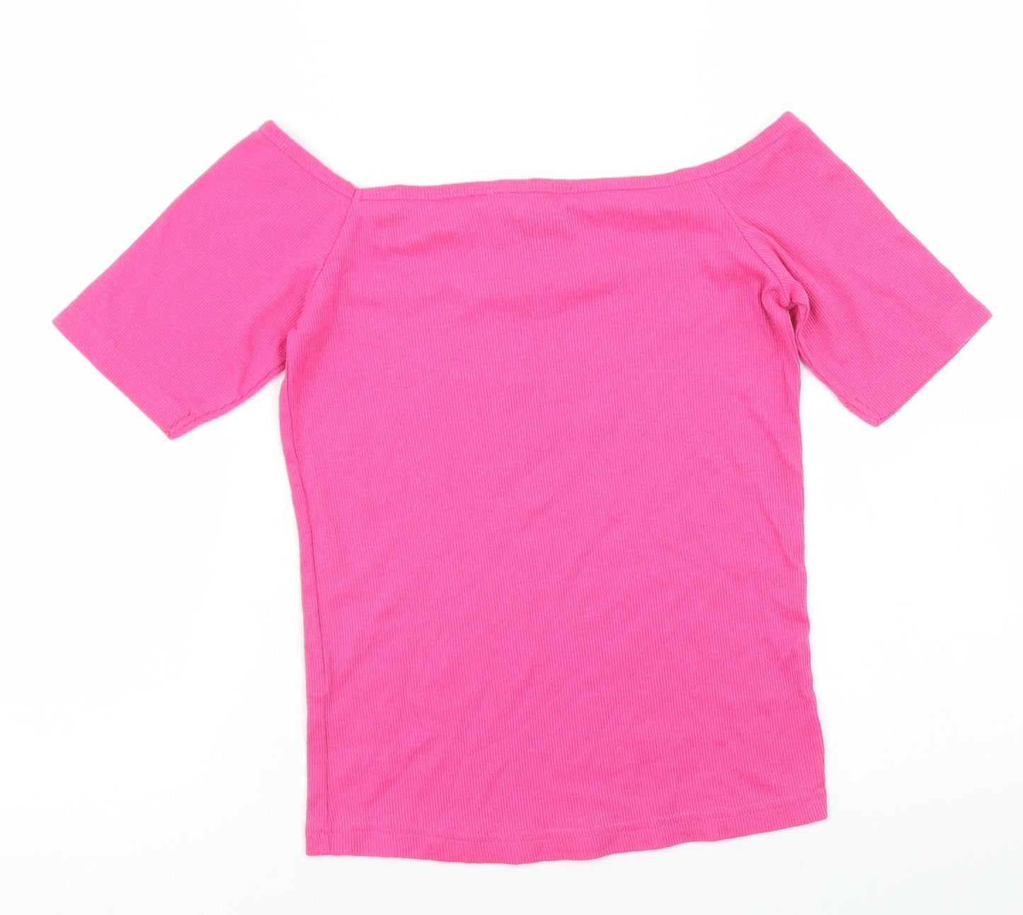 Womens UK Size 8 Atmosphere Pink Basic T-Shirt