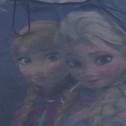 George Girls Blue  Polyester Basic Blouse Size 9-10 Years Crew Neck  - Frozen, Anna & Elsa