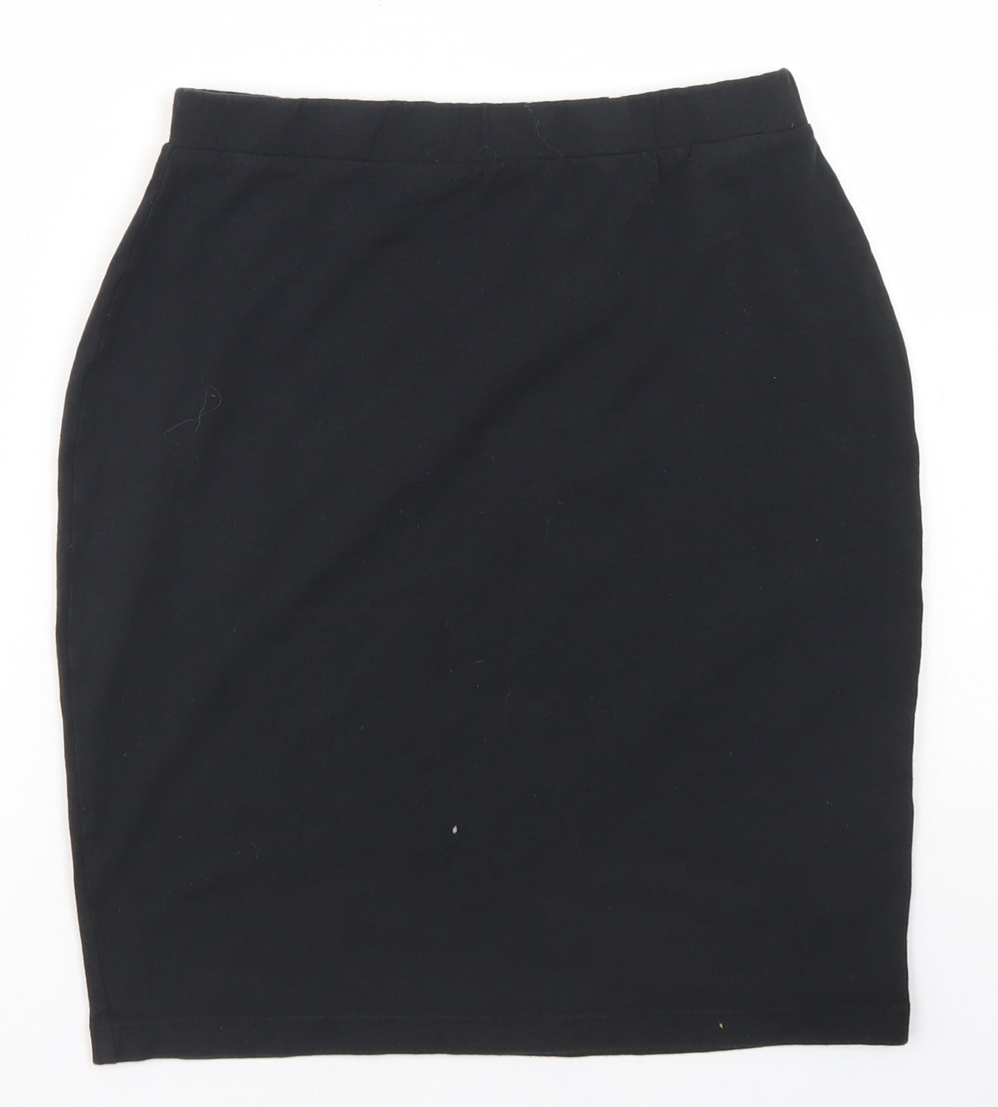 Papaya Womens Black  Cotton Straight & Pencil Skirt Size 8