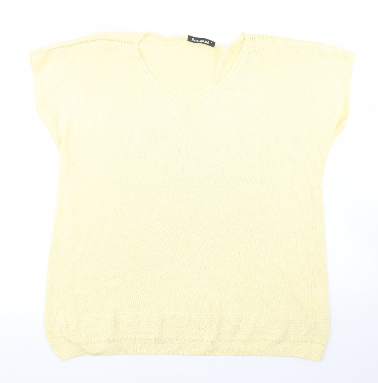 Womens UK Size L Bonmarche Yellow Pullover Jumper