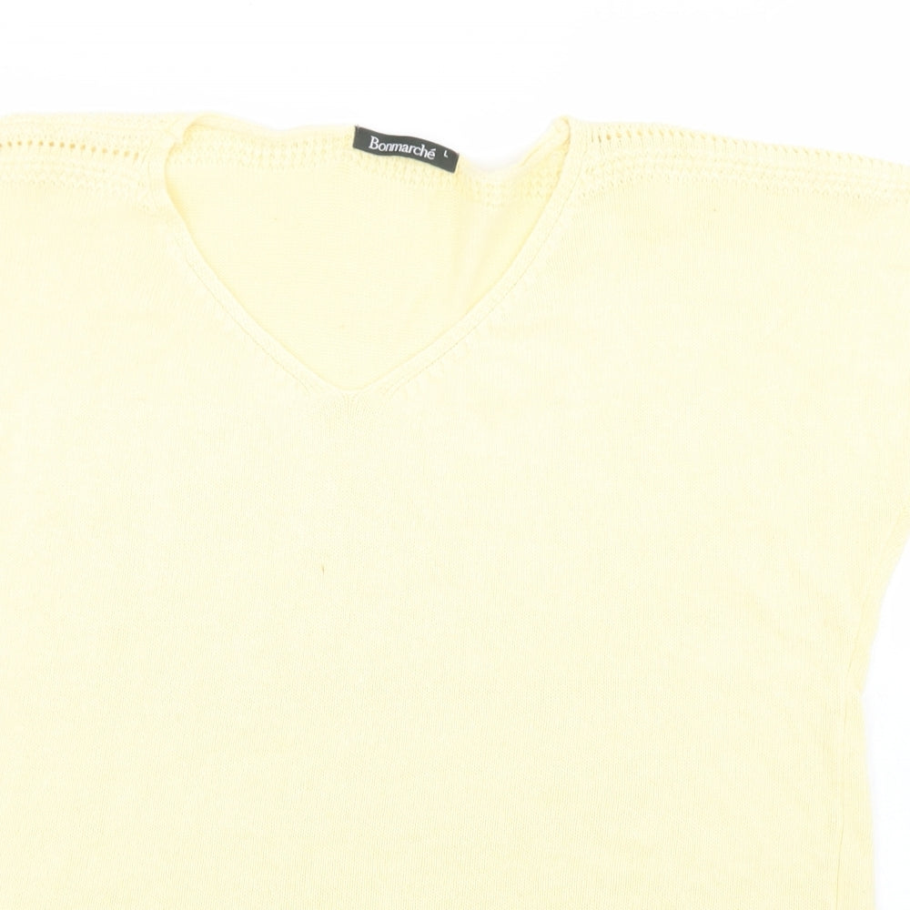Womens UK Size L Bonmarche Yellow Pullover Jumper