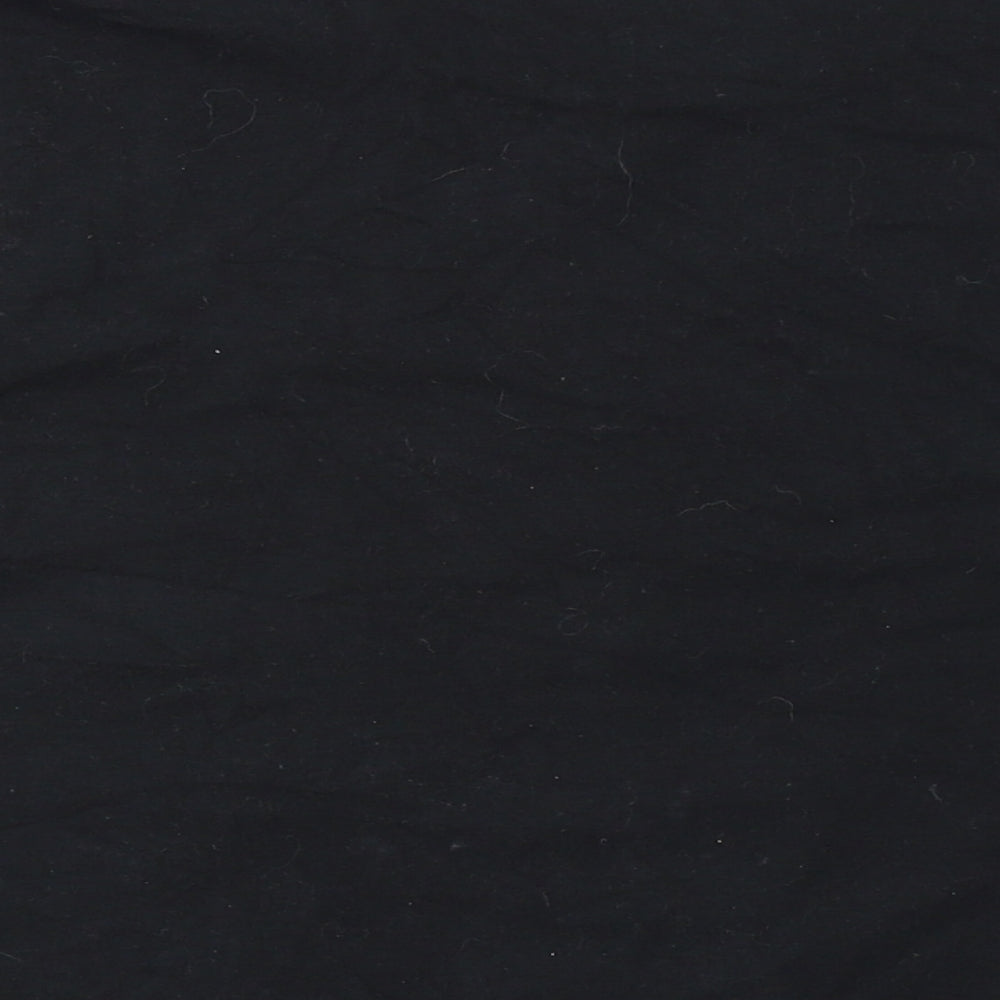 George Girls Black  Cotton Basic T-Shirt Size 12-13 Years Round Neck  - Be Kind