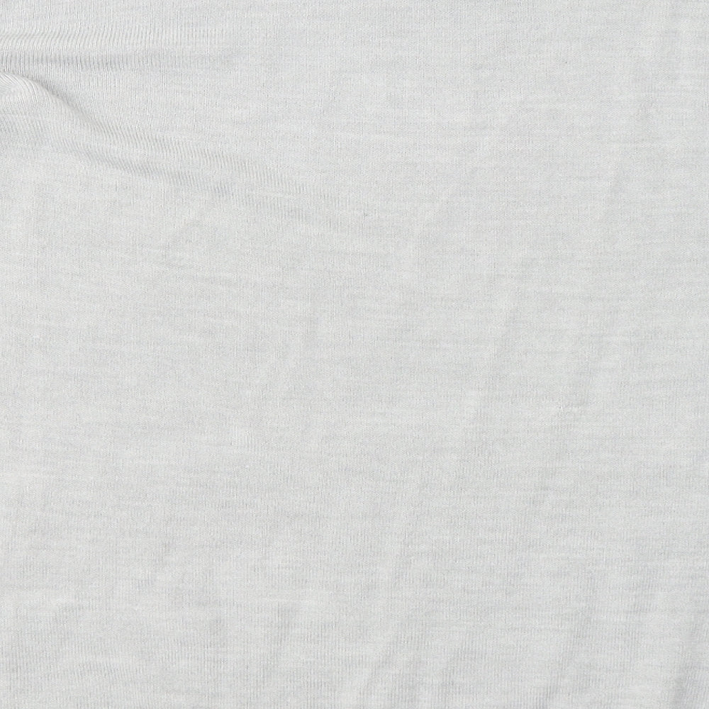 Primark Womens Grey Round Neck  Acrylic Pullover Jumper Size L