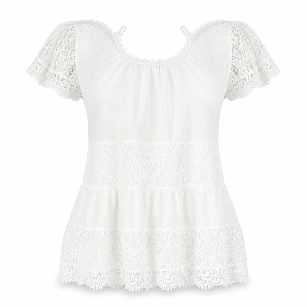 Womens UK Size S QED London White Basic Blouse