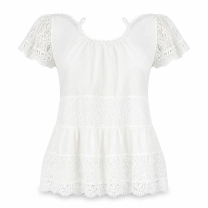 Womens UK Size S QED London White Basic Blouse