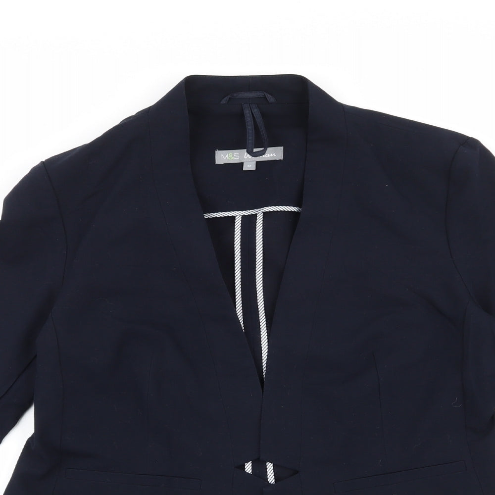Womens UK Size 12 Marks and Spencer Blue Jacket