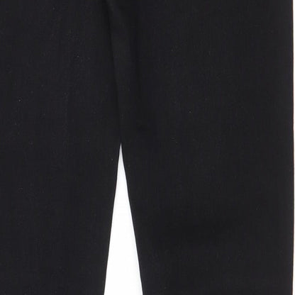 Gap Mens Black  Cotton Straight Jeans Size 28 in L32 in Regular Zip