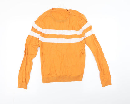 Womens UK Size S Monki Yellow Pullover Jumper