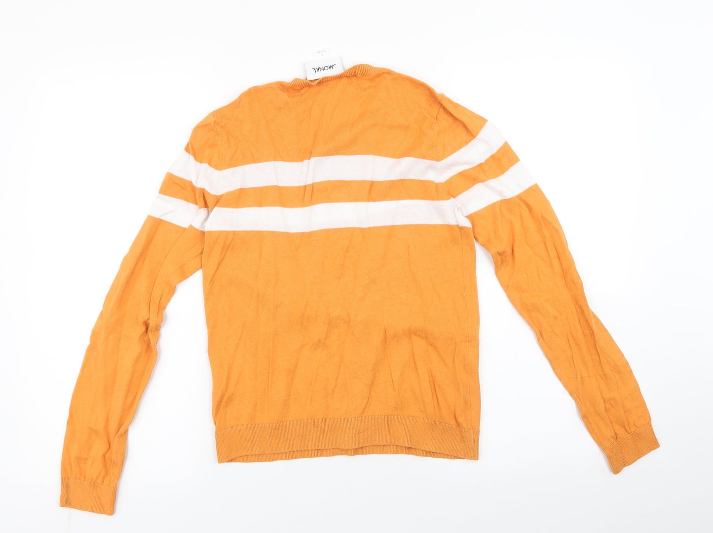 Womens UK Size S Monki Yellow Pullover Jumper