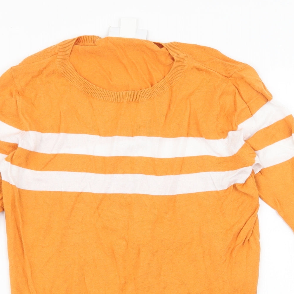 Womens UK Size S Monki Yellow Pullover Jumper