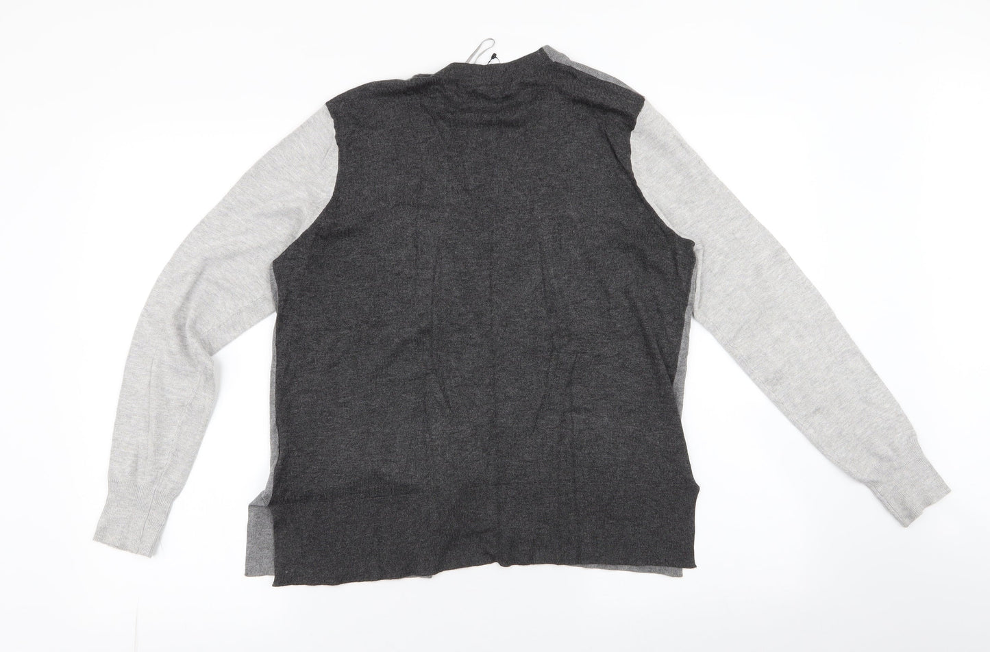 Womens UK Size 12 Marks and Spencer Grey Cardigan Jumper
