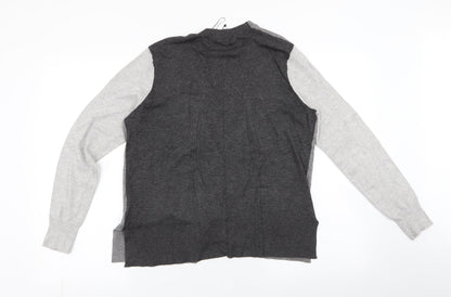 Womens UK Size 12 Marks and Spencer Grey Cardigan Jumper