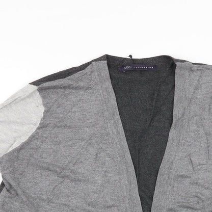 Womens UK Size 12 Marks and Spencer Grey Cardigan Jumper